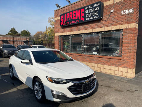 2020 Chevrolet Malibu for sale at Supreme Motor Groups in Detroit MI