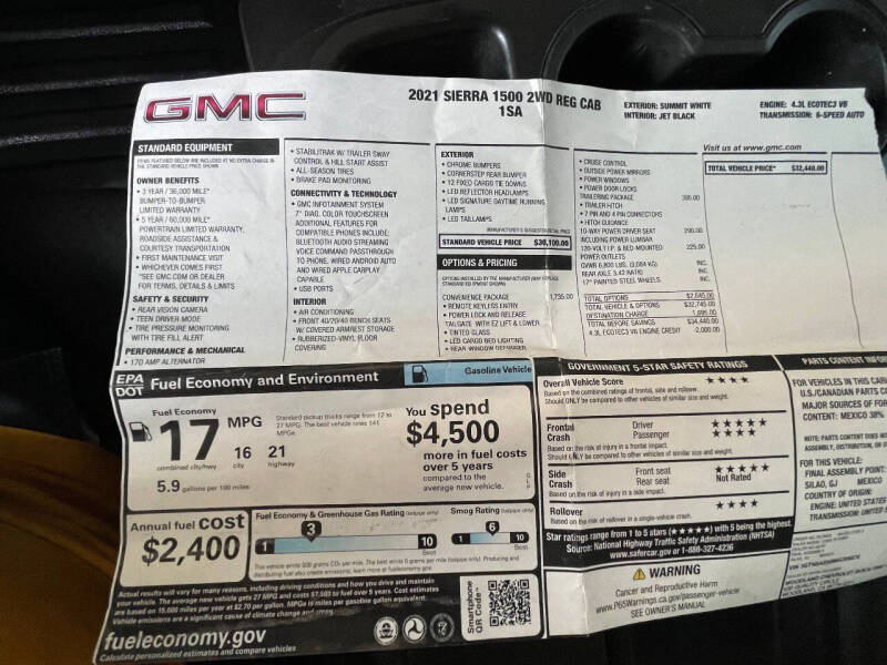 2021 GMC Sierra 1500