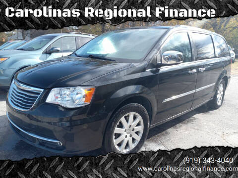 2012 Chrysler Town and Country for sale at Carolinas Regional Finance in Henderson NC