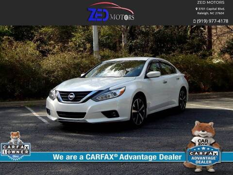 2018 Nissan Altima for sale at Zed Motors in Raleigh NC