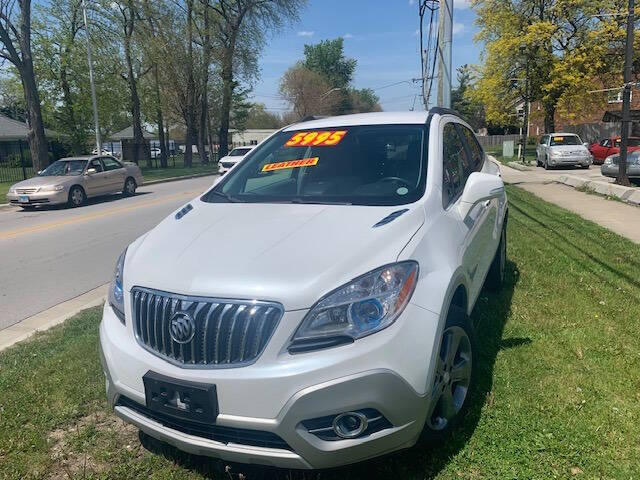 White 2014 Buick Encore Leather AWD Leather 4dr Crossover 2