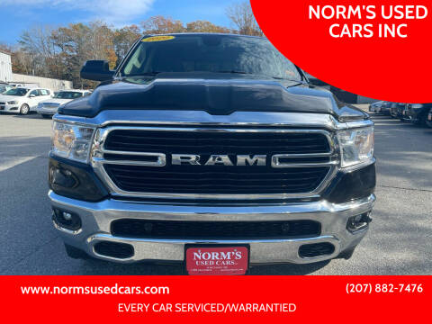2020 RAM 1500 for sale at NORM'S USED CARS INC in Wiscasset ME