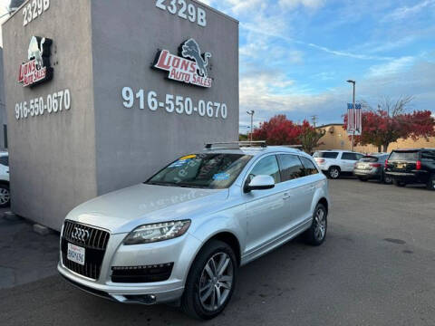 2013 Audi Q7 for sale at LIONS AUTO SALES in Sacramento CA