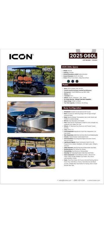 2025 Icon G60 L Gas