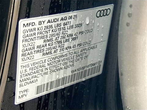 2026 Audi Q8 quattro Premium Plus 55 TFSI