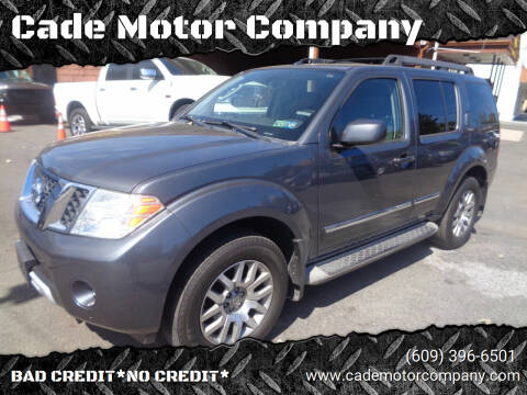 2012 Nissan Pathfinder for sale at Cade Motor Company in Lawrence Township NJ