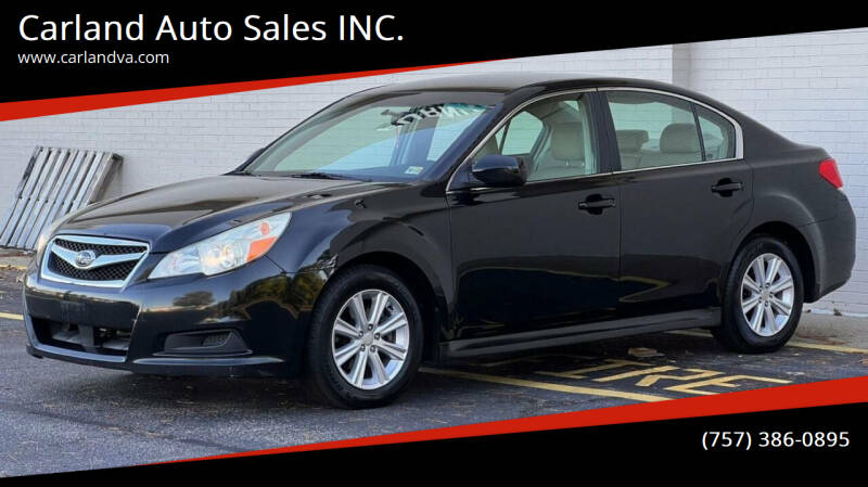2011 Subaru Legacy for sale at Carland Auto Sales INC. in Portsmouth VA