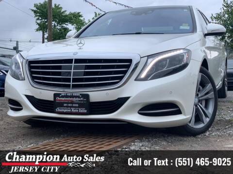2014 Mercedes-Benz S-Class for sale at CHAMPION AUTO SALES OF JERSEY CITY in Jersey City NJ