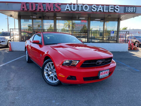 2012 Ford Mustang for sale at Adams Auto Sales CA in Sacramento CA