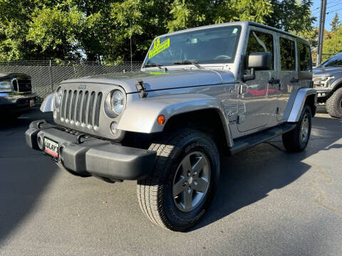 2015 Jeep Wrangler Unlimited for sale at LULAY'S CAR CONNECTION in Salem OR