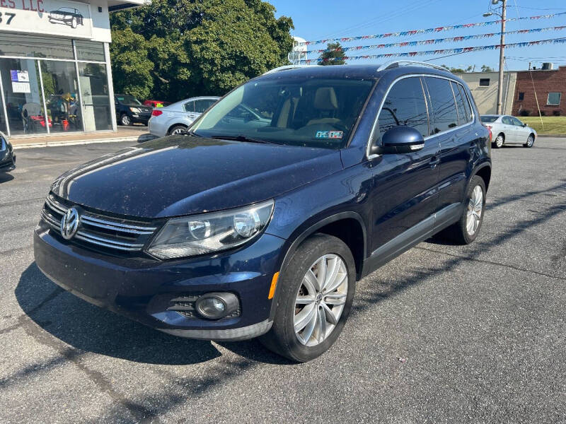 Used 2012 Volkswagen Tiguan SE with VIN WVGBV7AX1CW553462 for sale in New Castle, DE