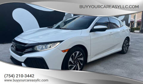 2017 Honda Civic for sale at BuyYourCarEasyllc.com in Hollywood FL