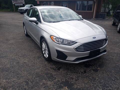 2019 Ford Fusion for sale at Ron Neale Auto Sales in Three Rivers MI