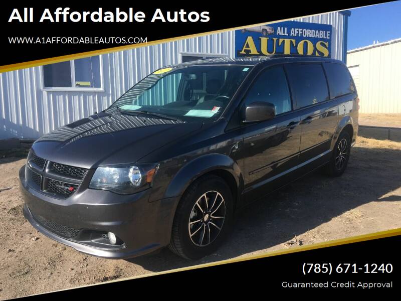 2017 Dodge Grand Caravan for sale at All Affordable Autos in Oakley KS