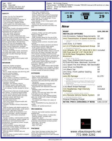 2012 Chevrolet Camaro LT