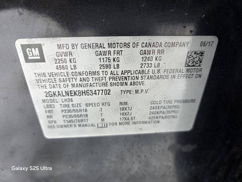 2017 GMC Terrain SLE-2