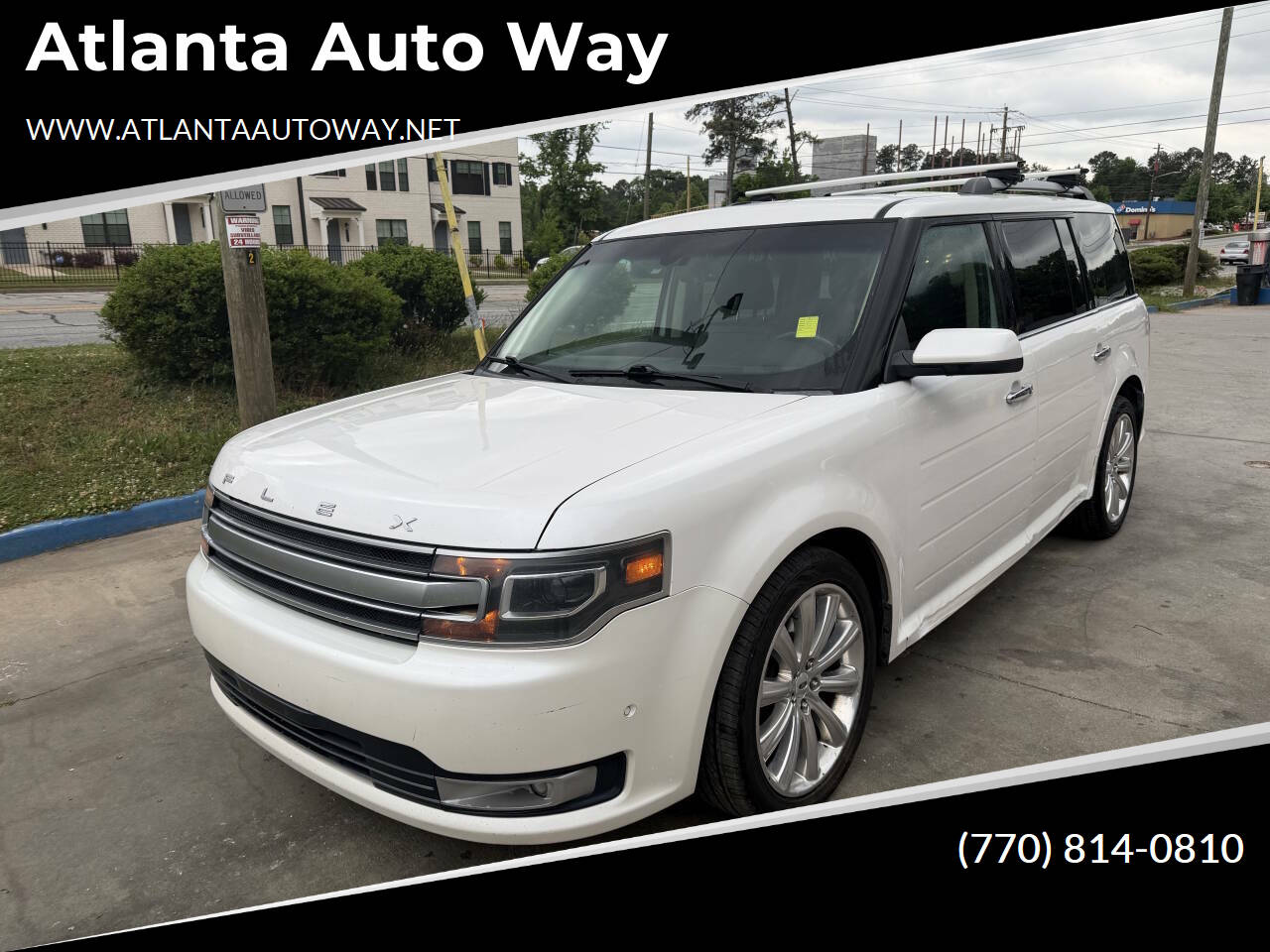 White 2013 Ford Flex Limited AWD Limited 4dr Crossover w/EcoBoost 1