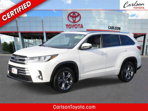 2019 Toyota Highlander Limited Platinum