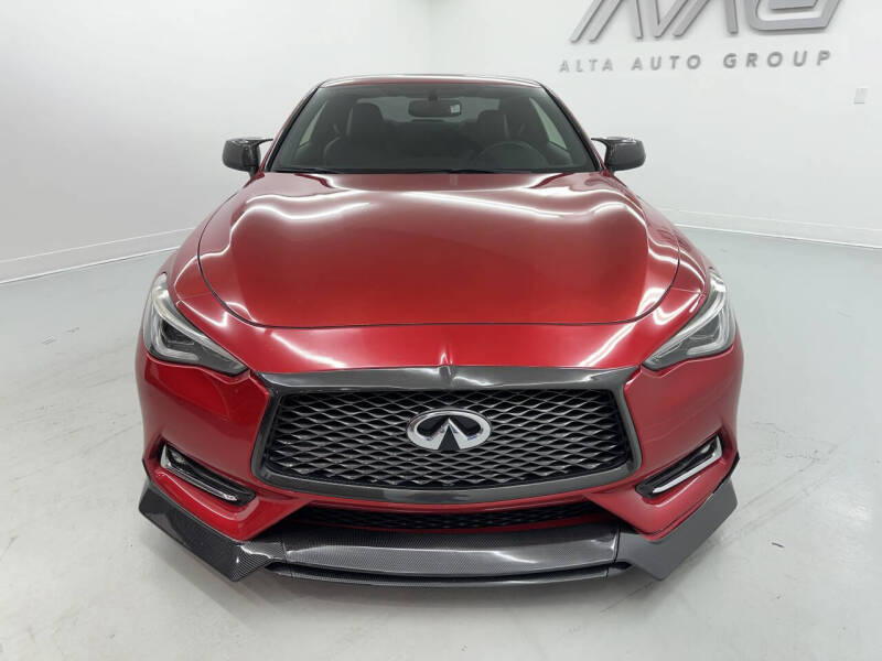 Used 2017 INFINITI Q60 Coupe Red Sport with VIN JN1FV7EK8HM611271 for sale in Concord, NC