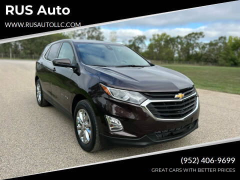 2020 Chevrolet Equinox for sale at RUS Auto in Shakopee MN