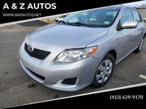 2010 Toyota Corolla for sale at A & Z AUTOS in Westfield MA