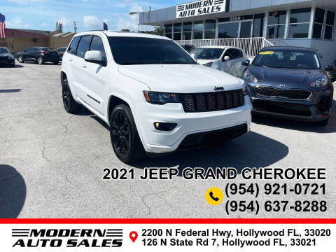 2021 Jeep Grand Cherokee for sale at Modern Auto Sales in Hollywood FL