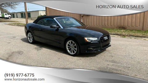2013 Audi A5 for sale at Horizon Auto Sales in Raleigh NC