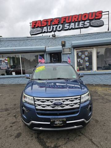 2018 Ford Explorer for sale at FAST AND FURIOUS AUTO SALES in Newark NJ