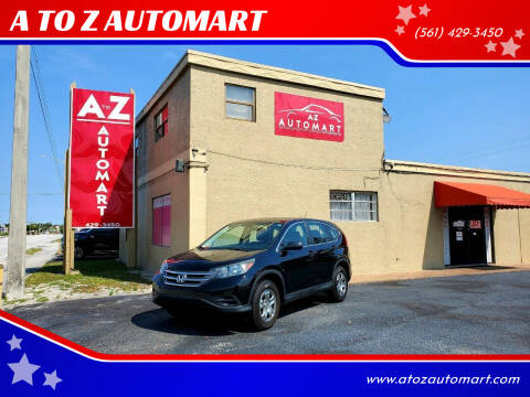 2014 Honda CR-V for sale at A TO Z  AUTOMART in West Palm Beach FL