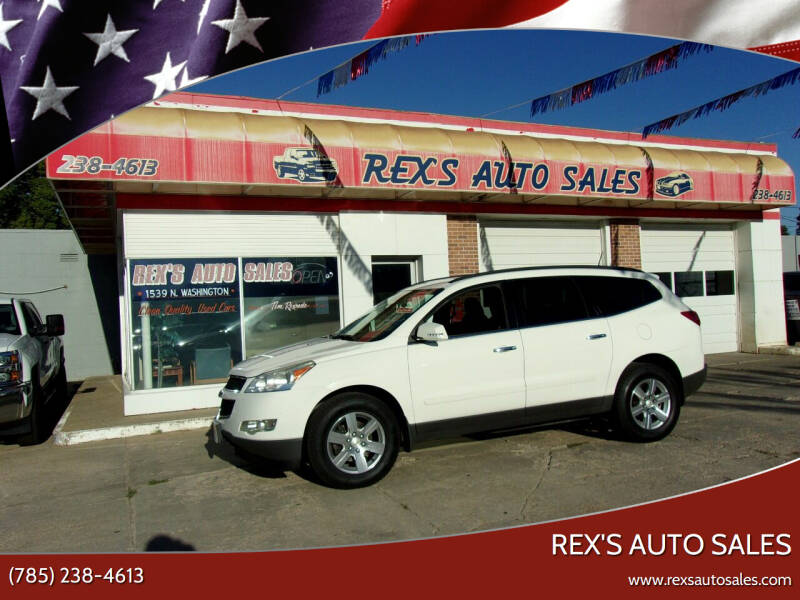 2012 Chevrolet Traverse for sale at Rex's Auto Sales in Junction City KS