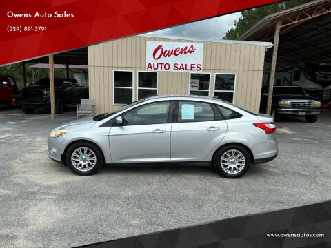 2012 Ford Focus for sale at Owens Auto Sales in Norman Park GA