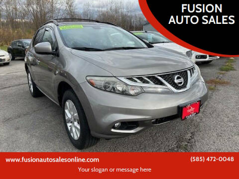 2012 Nissan Murano for sale at FUSION AUTO SALES in Spencerport NY