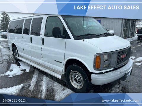 2002 GMC Savana for sale at Lake Effect Auto Sales in Chardon OH