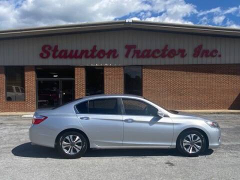 2013 Honda Accord for sale at STAUNTON TRACTOR INC in Staunton VA