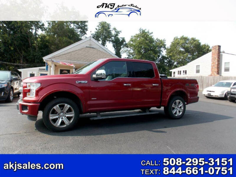 2016 Ford F-150 for sale at AKJ Auto Sales in West Wareham MA