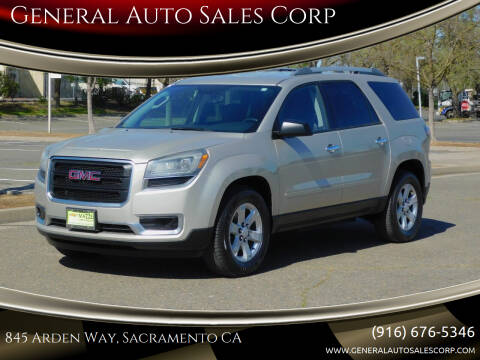 2015 GMC Acadia for sale at General Auto Sales Corp in Sacramento CA