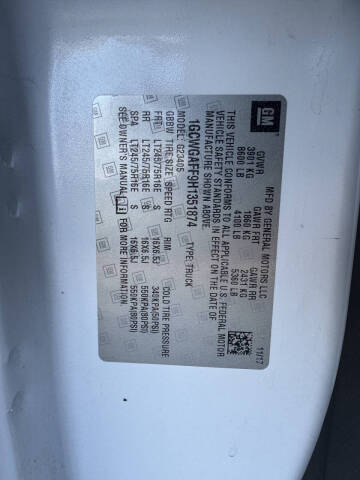 2017 Chevrolet Express 2500