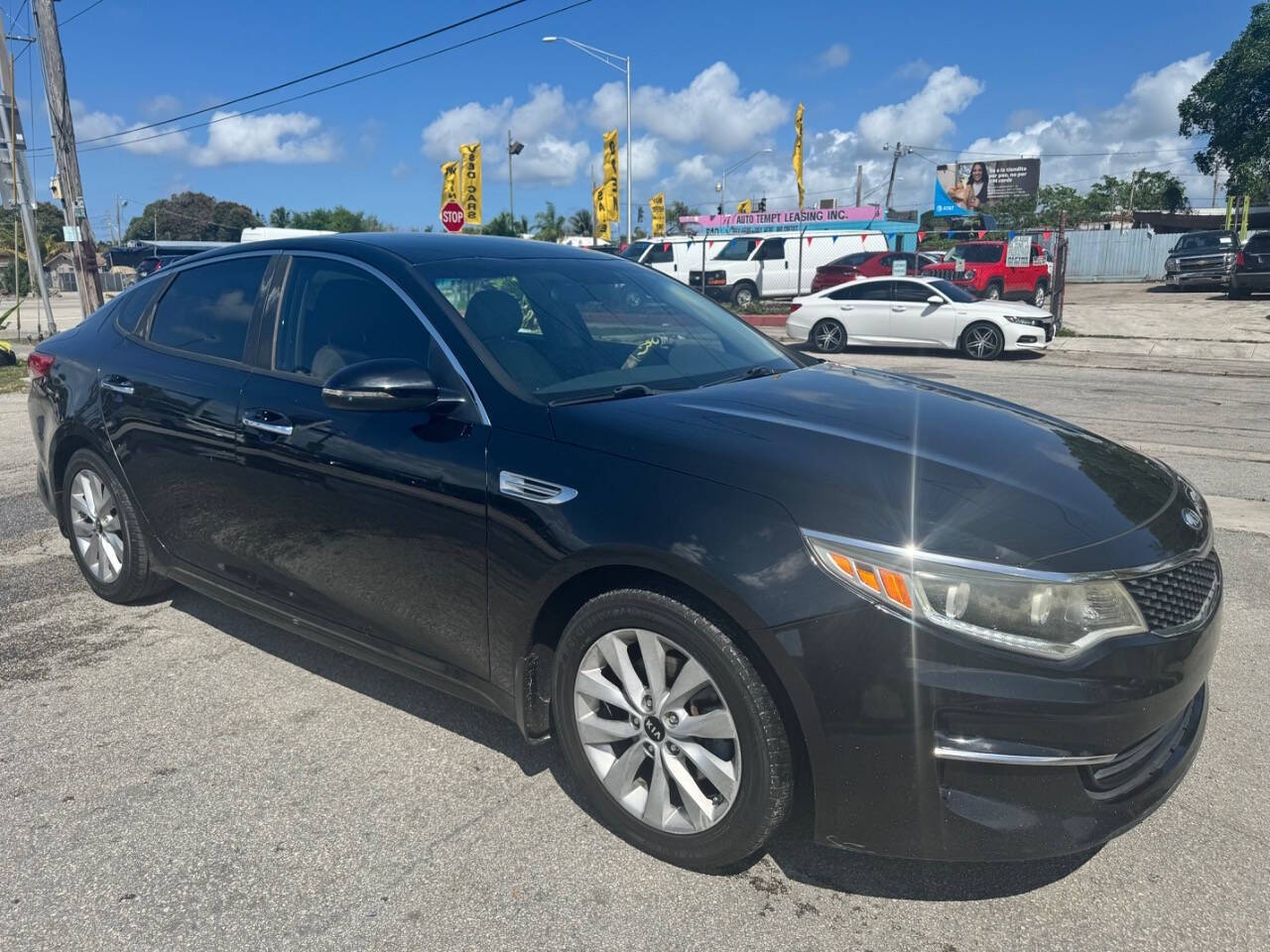 Black 2016 Kia Optima EX EX 4dr Sedan 2