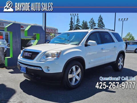 2010 GMC Acadia for sale at BAYSIDE AUTO SALES in Everett WA