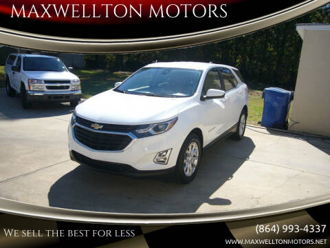 2021 Chevrolet Equinox for sale at MAXWELLTON MOTORS in Greenwood SC