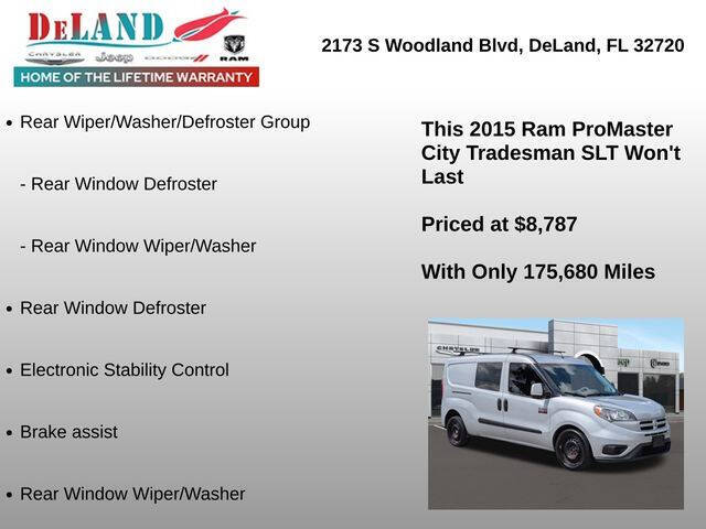 2015 RAM ProMaster City SLT
