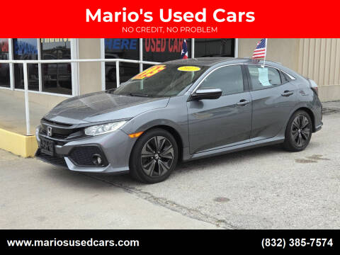 2017 Honda Civic for sale at Mario's Used Cars in Houston TX
