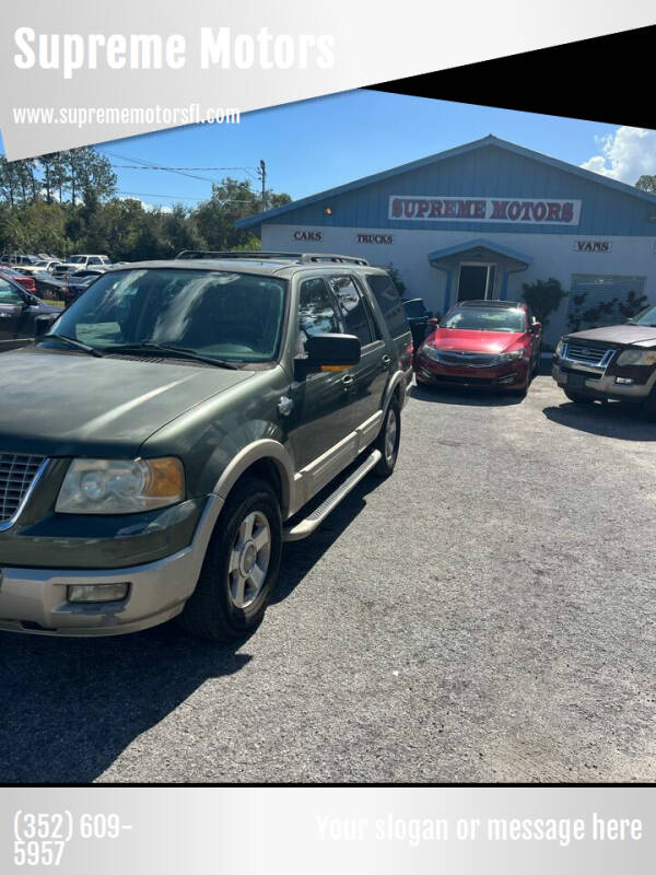 2006 Ford Expedition for sale at Supreme Motors in Leesburg FL