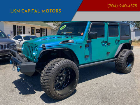 2016 Jeep Wrangler Unlimited for sale at LKN Capital Motors in Lincolnton NC