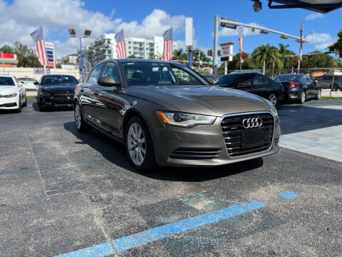 2015 Audi A6 for sale at THE SHOWROOM in Miami FL