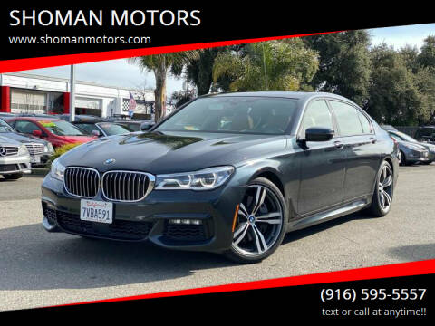 2016 BMW 7 Series for sale at SHOMAN AUTO GROUP in Davis CA