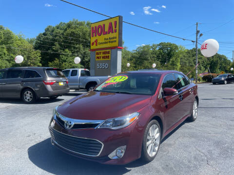 2013 Toyota Avalon for sale at NO FULL COVERAGE AUTO SALES LLC in Austell GA