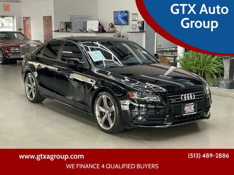 2012 Audi A4 for sale at GTX Auto Group in West Chester OH
