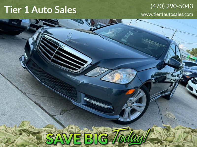 2012 Mercedes-Benz E-Class for sale at Tier 1 Auto Sales in Gainesville GA