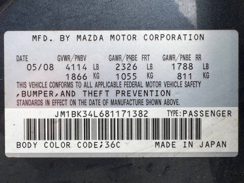 2008 Mazda MAZDASPEED3 Grand Touring